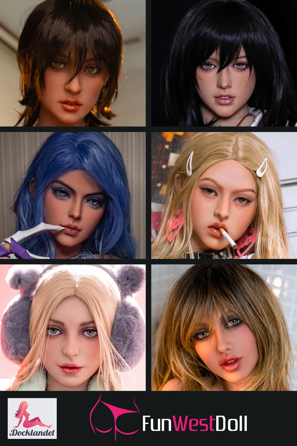 Extra head (FunWest Doll TPE Original)