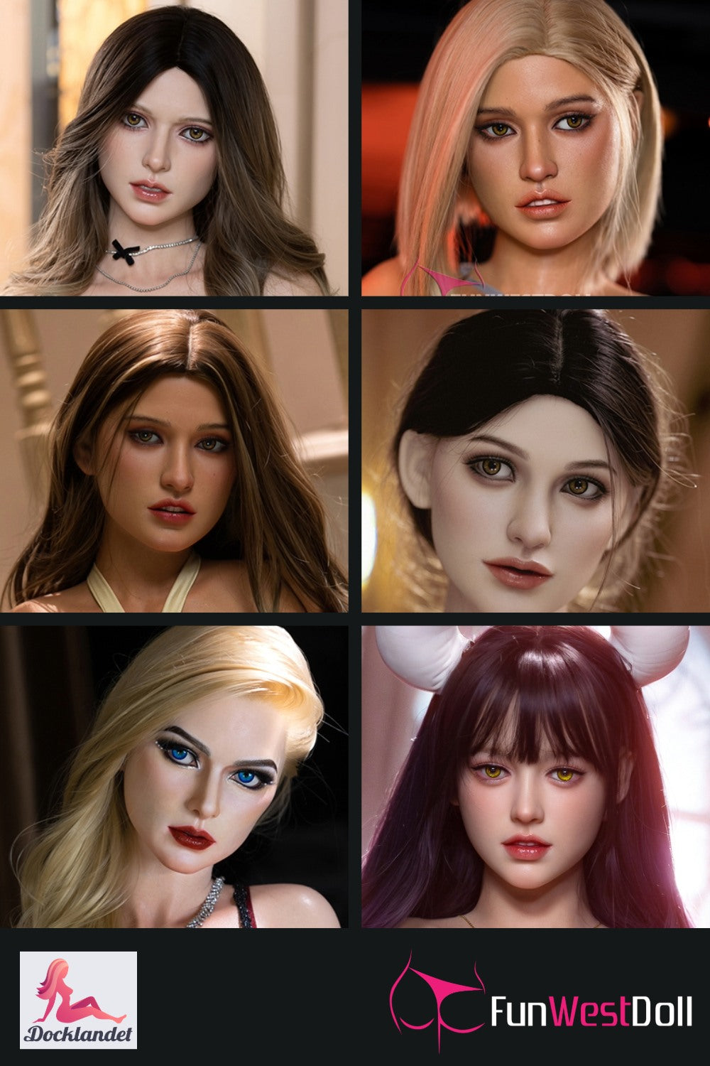 Tête supplémentaire (FunWest Doll Silicone d'origine)