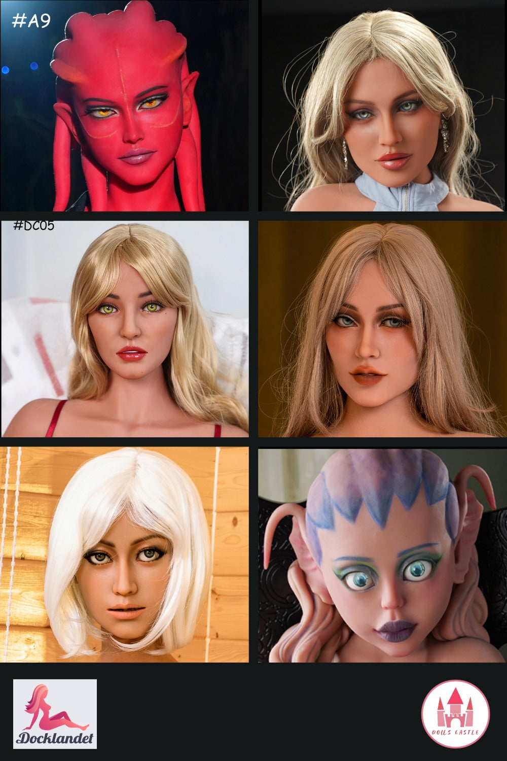 Tête supplémentaire (Dolls Castle TPE d'origine)