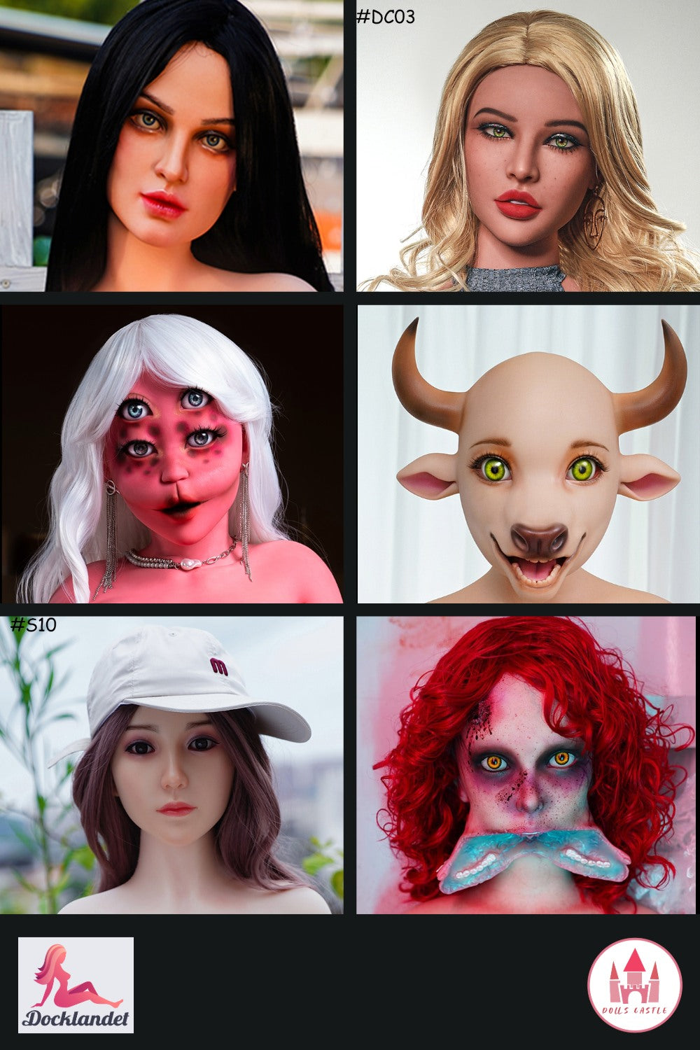 Extra Head (Dolls Castle Silicone Original)