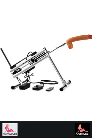 Professional sex machine with adjustable speed & double control - 120W engine