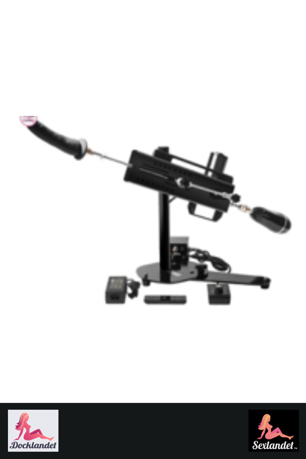 Powerful sex machine with remote control - 120W engine, adjustable movement & angle