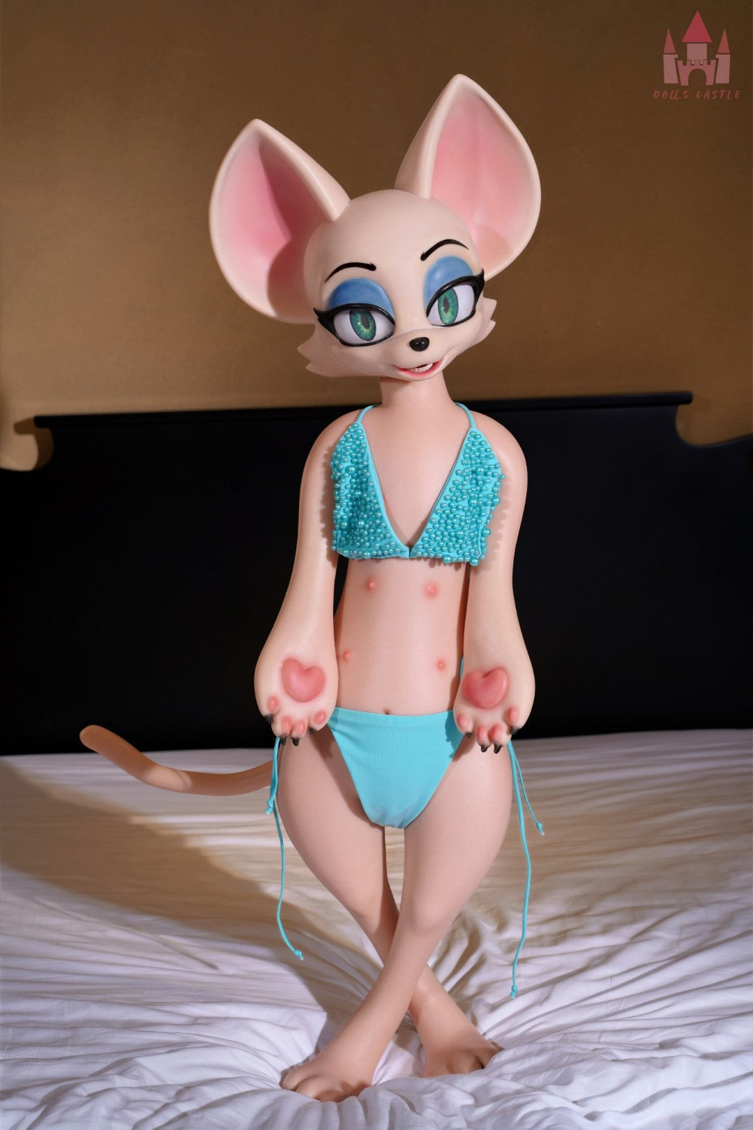 Chauve-souris du château poupée sexuelle (Dolls Castle Bonnet A 100 cm #SZ16 Silicone)
