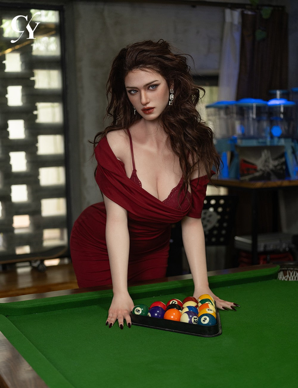 Elva Seksoppop (TOP CYDOLL 176 cm e-cup tpe+siliconen)