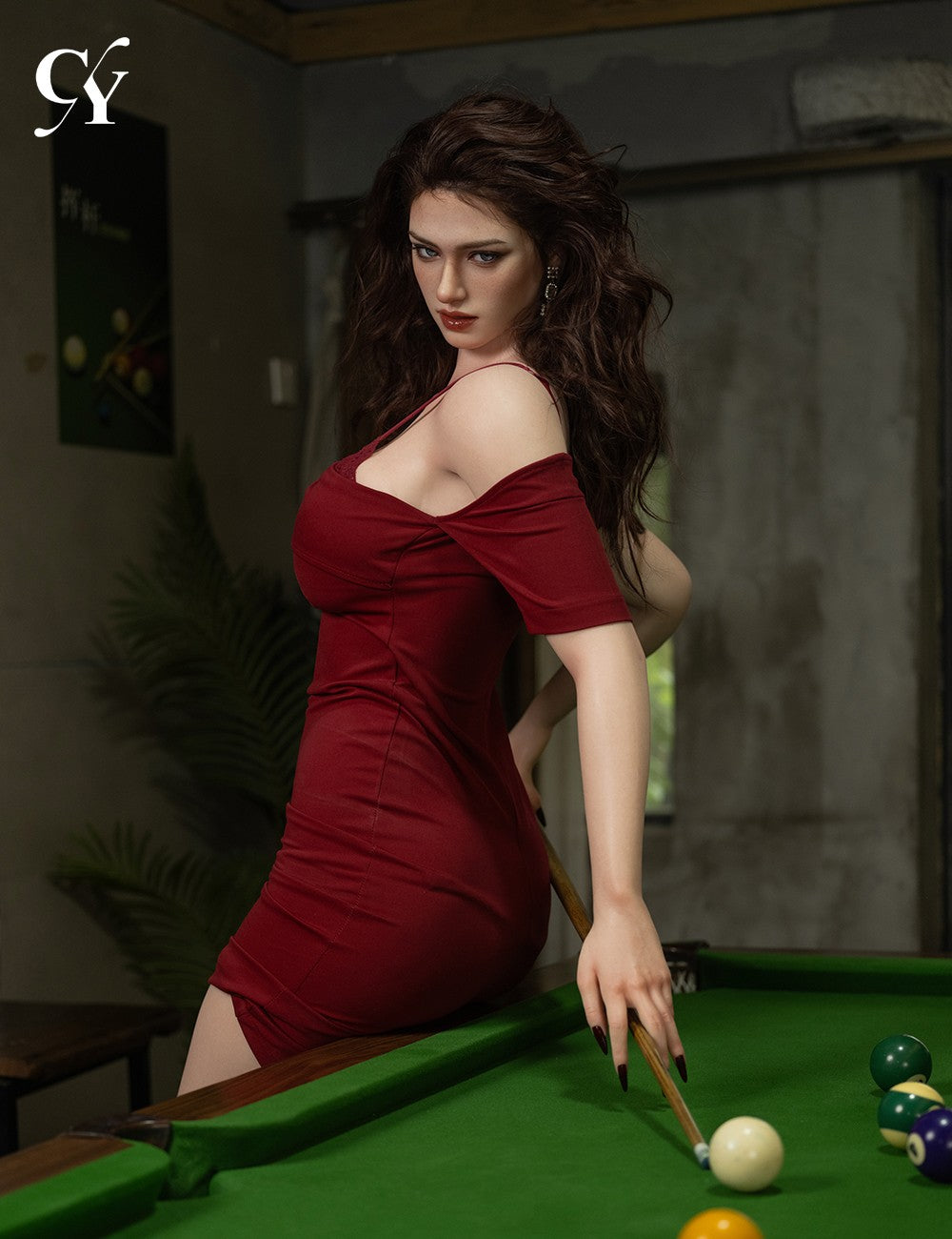 Elva Seksoppop (TOP CYDOLL 176 cm e-cup tpe+siliconen)