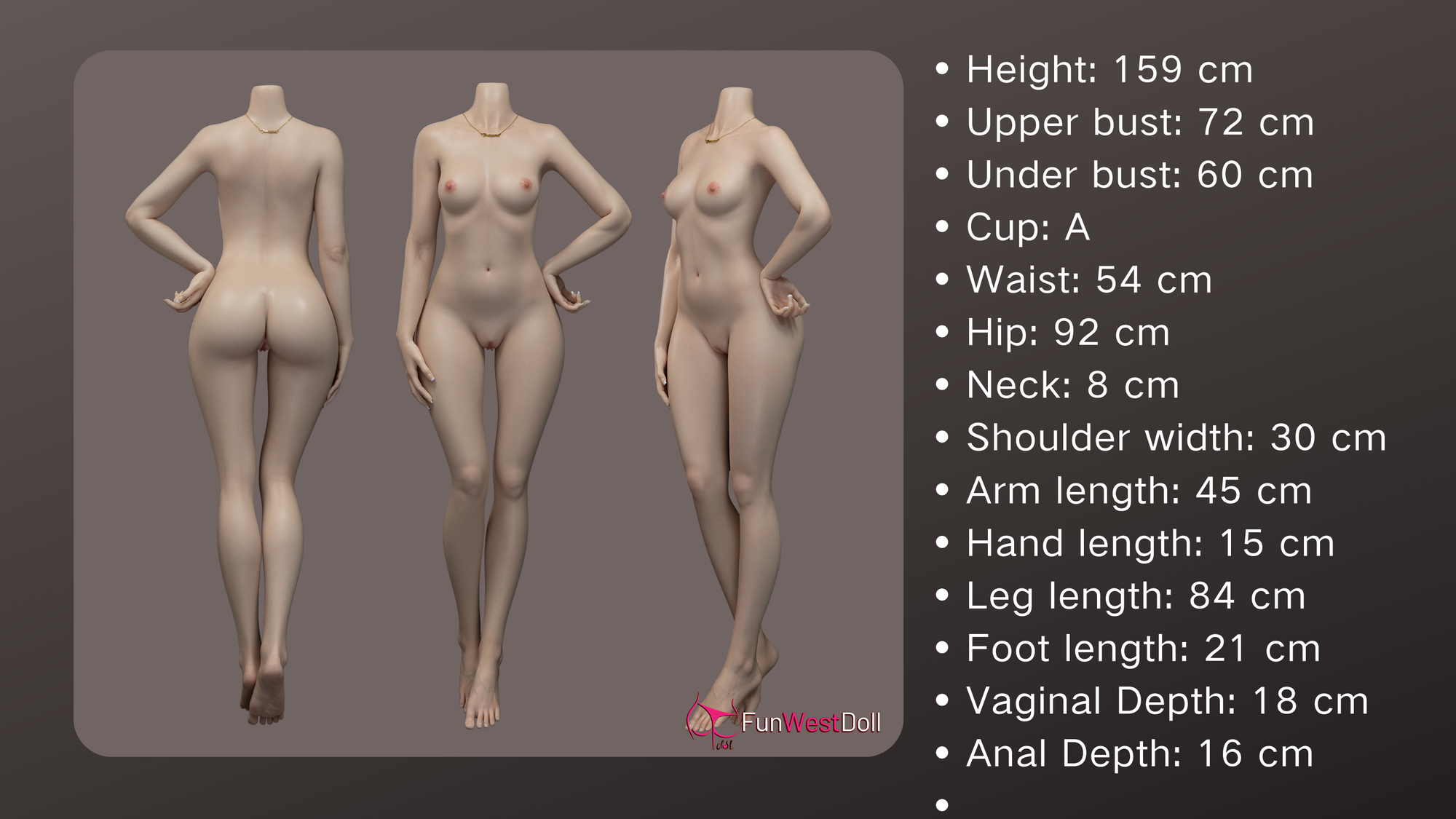 Amy sexpuppe (FunWest Doll 159 cm a-cup #041S Silicon) EXPRESS