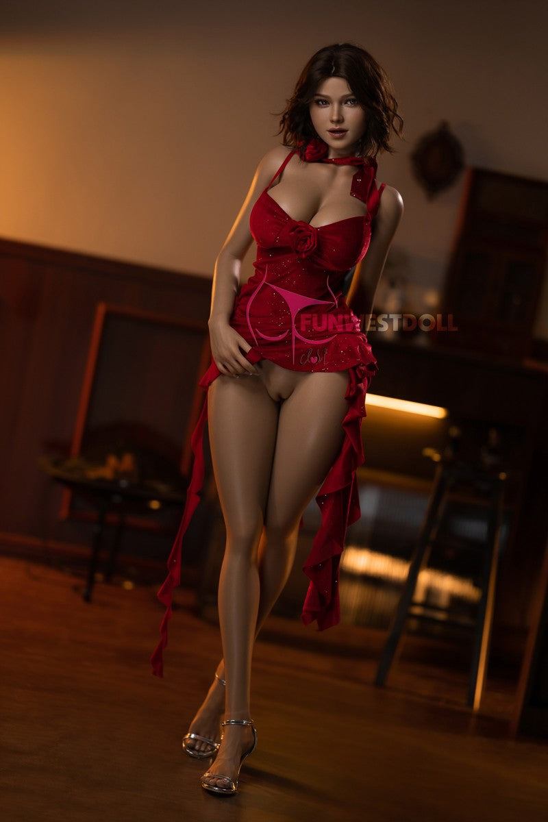 Rose poupée sexuelle (FunWest Doll 157cm G-Cup # 043SJ Silicone)