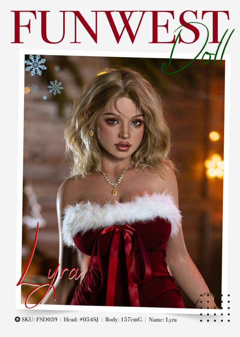 Lyra-sekspop (FunWest Doll G-cup van 157 cm #054SJ RST siliconen)