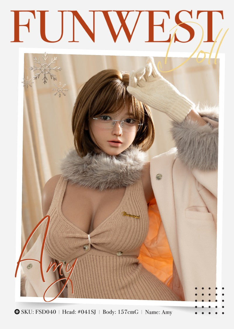 Amy poupée sexuelle (FunWest Doll Bonnet G 157 cm #041SJ RST silicone)