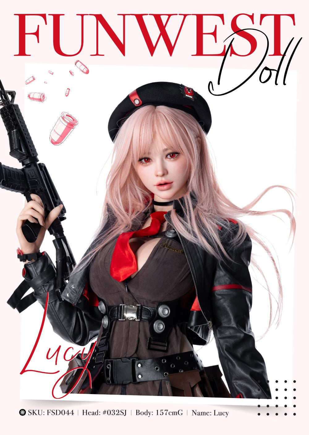 Lucy Sexdocka (FunWest Doll 157cm G-Kupa #032S Silikon) EXPRESS