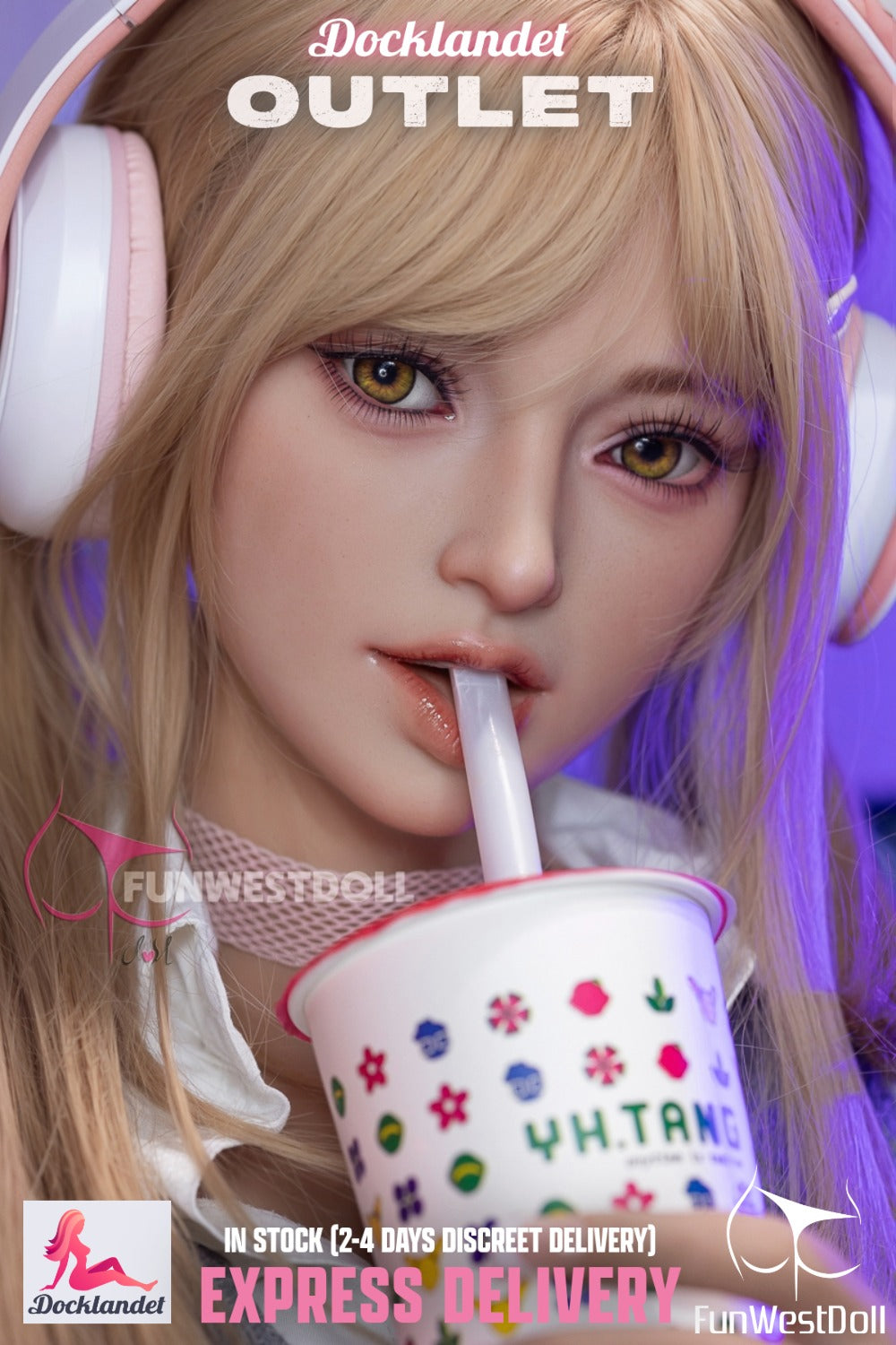 Alice sexpuppe (FunWest Doll 159cm A-cup #038 TPE) EXPRESS DER OUTLET