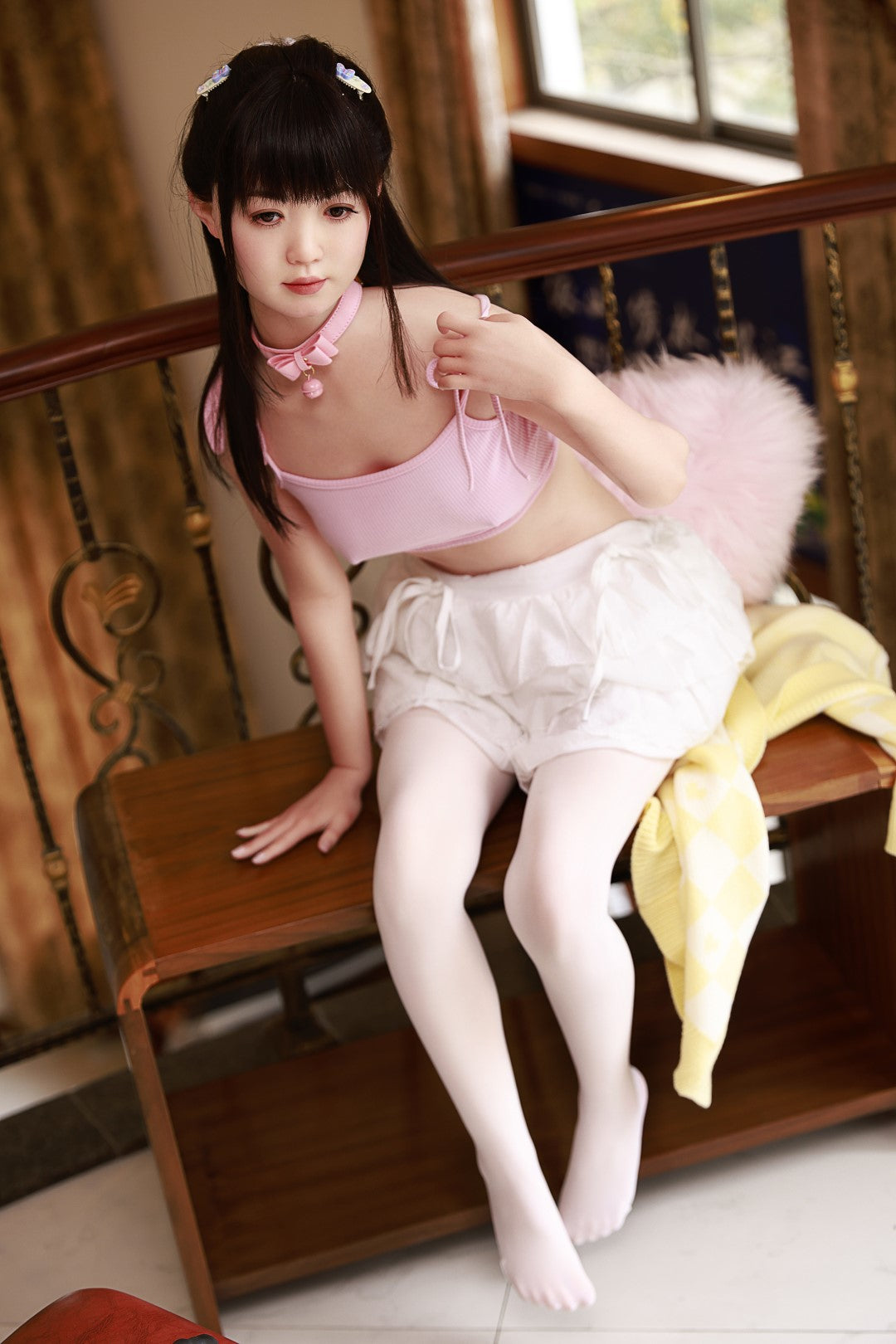 Chiyo-sekspop (AXB Doll 154 cm A-cup GD42-1 siliconen)
