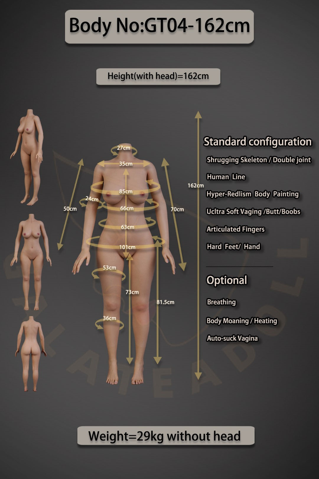 Ida sexpuppe (Galatea Doll 162cm C-cup #052 Silikon)