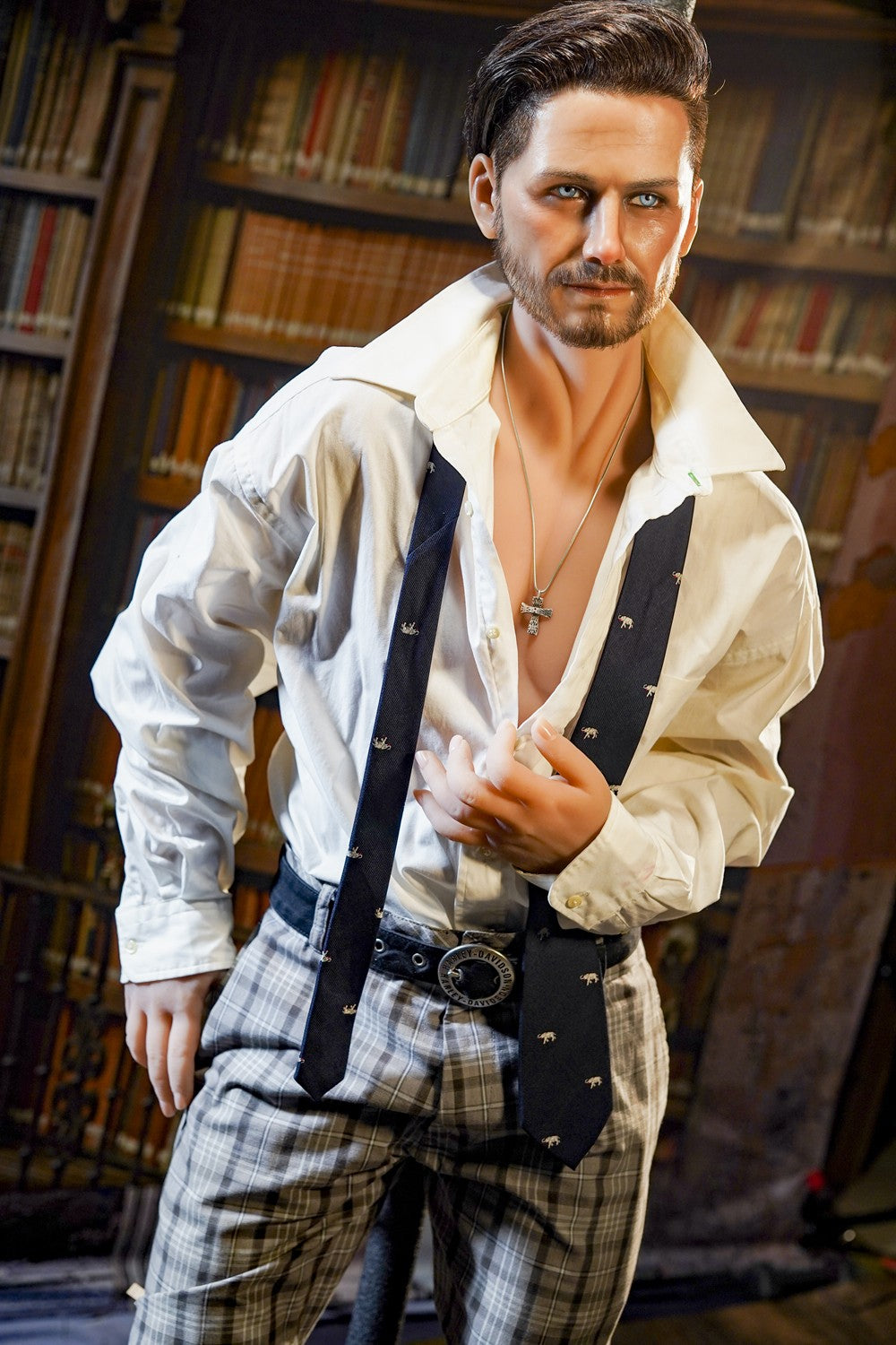 Mannelijke sekspop David (HRDoll 167cm #49 tpe+siliconen)
