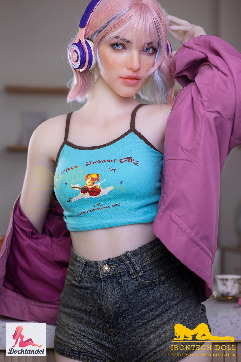 Heidi-sekspop (Irontech Doll 162 cm A-cup S46 TPE+Siliconen)