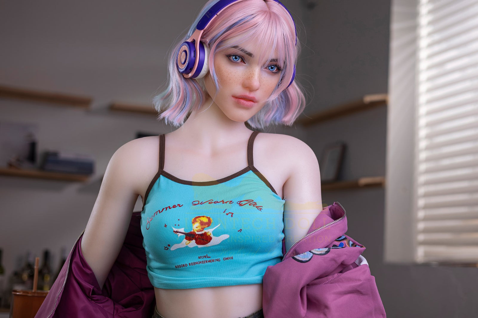 Heidi-sekspop (Irontech Doll 162 cm A-cup S46 TPE+Siliconen)