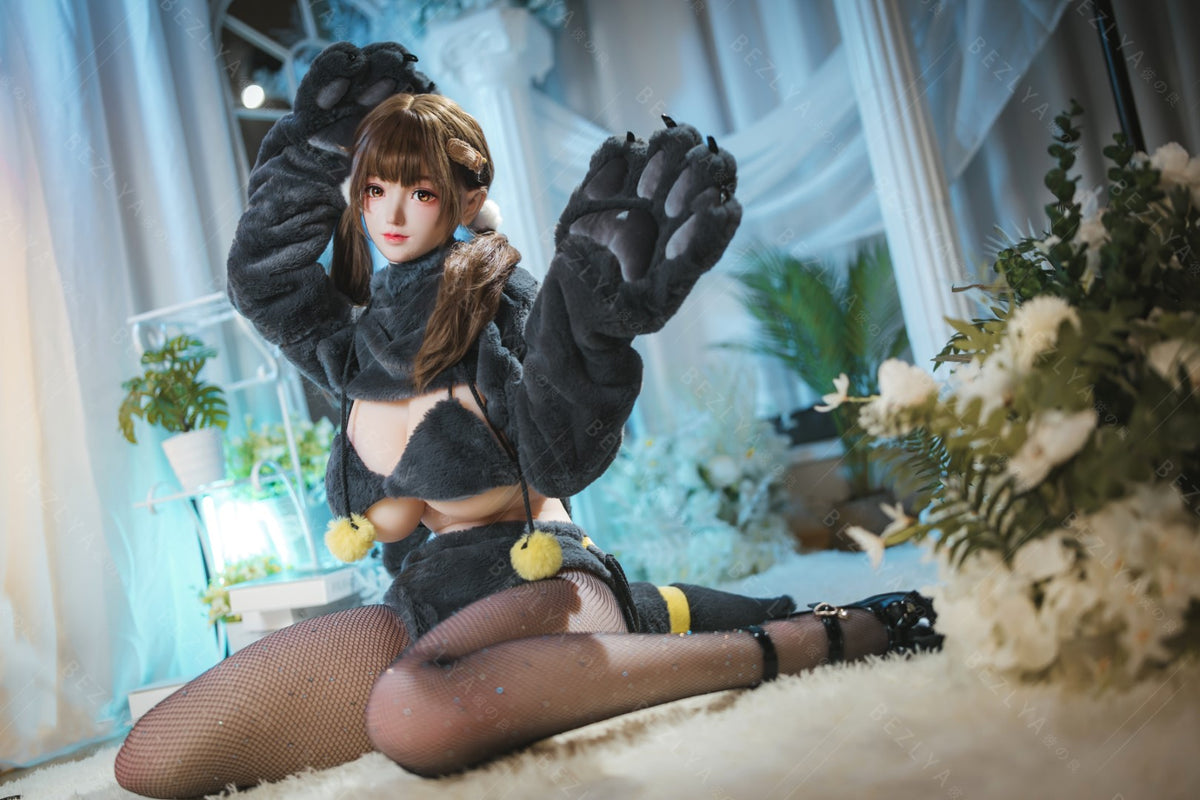 Péonie poupée sexuelle (Bezlya Doll Bonnet F 155 cm 2.0 TPE+Silicone)