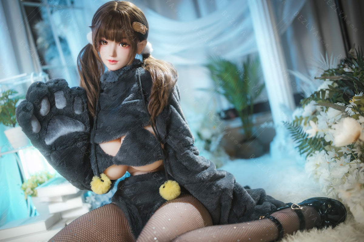 Péonie poupée sexuelle (Bezlya Doll Bonnet F 155 cm 2.0 TPE+Silicone)