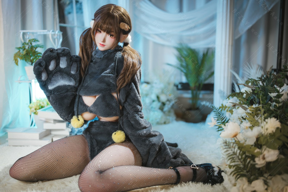 Péonie poupée sexuelle (Bezlya Doll Bonnet F 155 cm 2.0 TPE+Silicone)