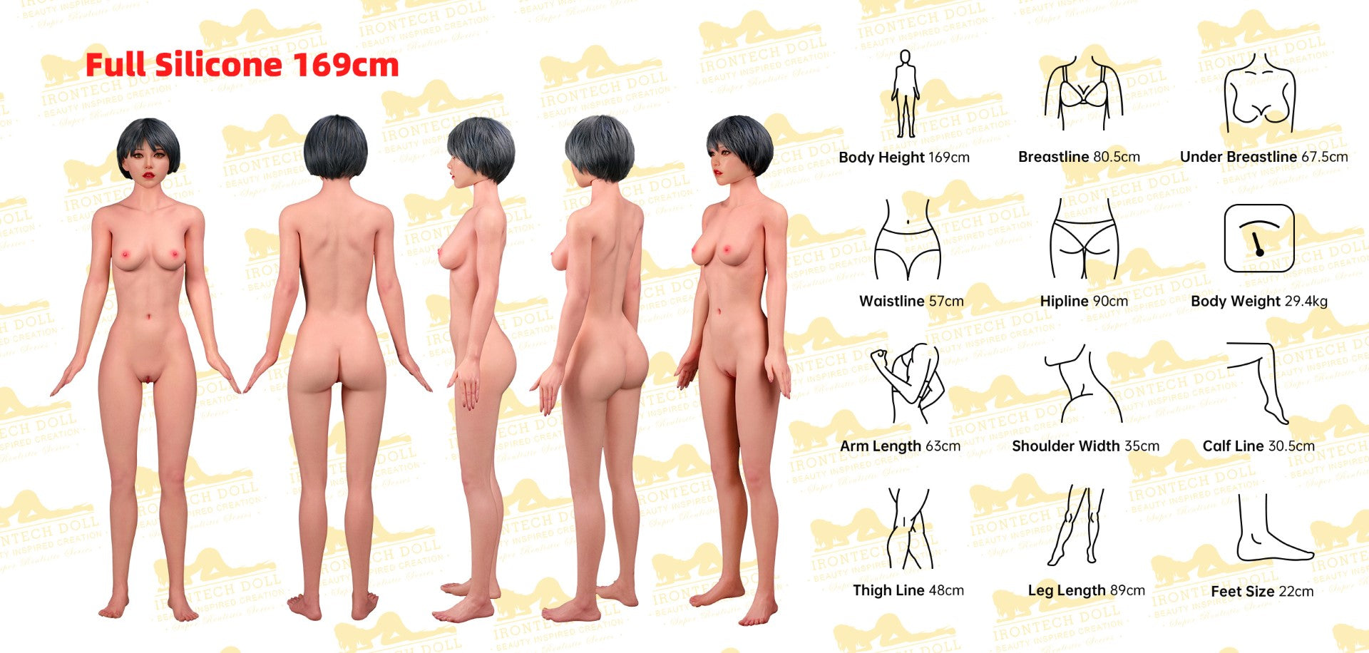 Layla Sex doll (Irontech Doll 169cm c-cup S39 silicone) EXPRESS