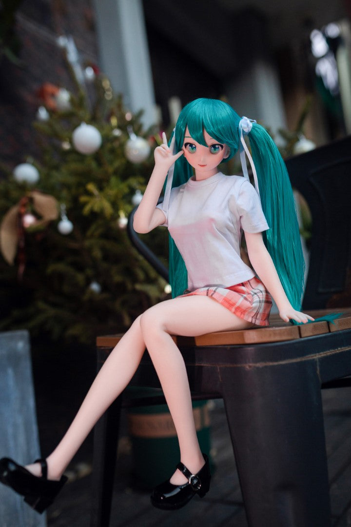 Miku-sekspop (Climax Doll Mini 60cm B-cup siliconen)