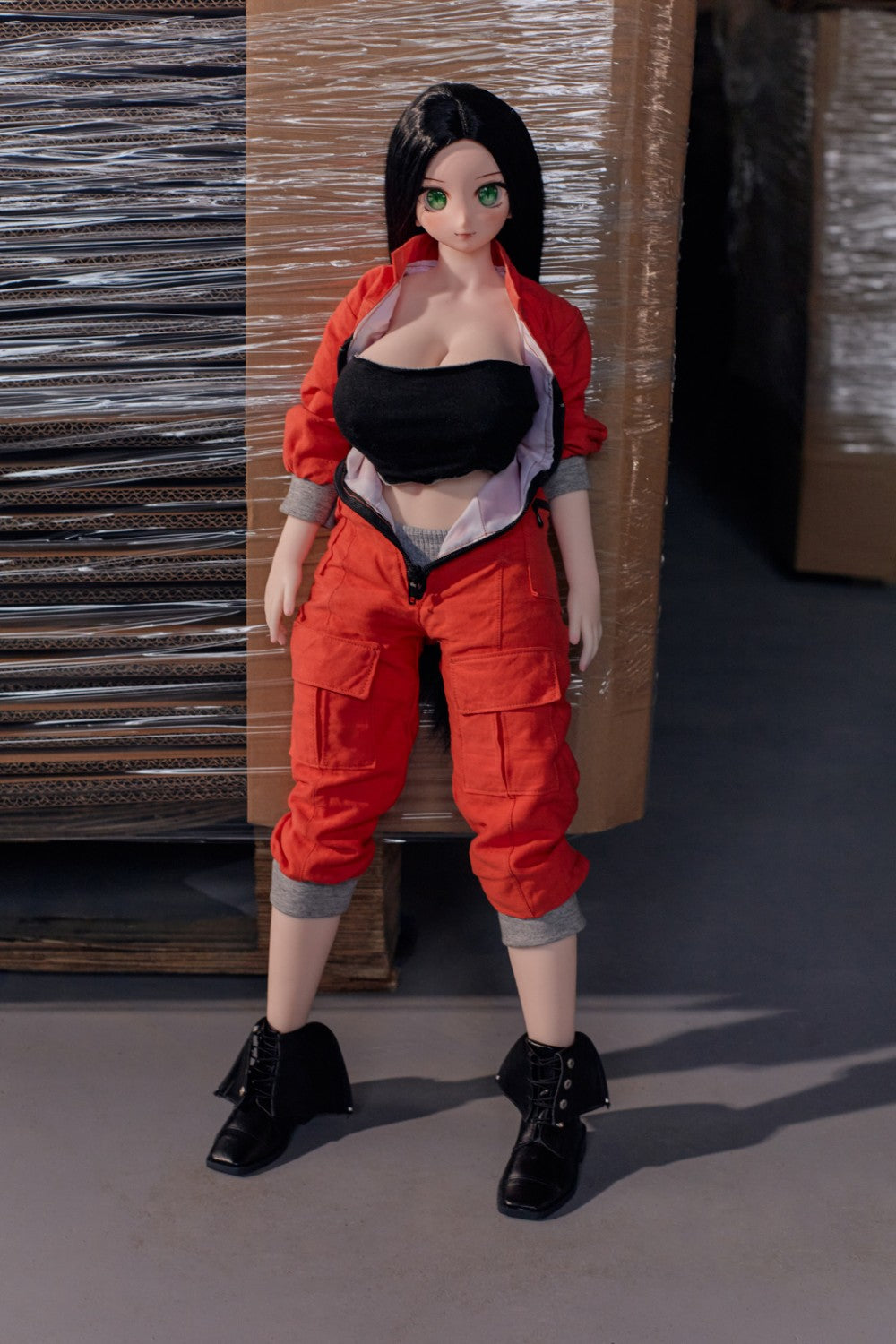 Rina sekspop (Climax Doll Mini 60cm G-cup siliconen)