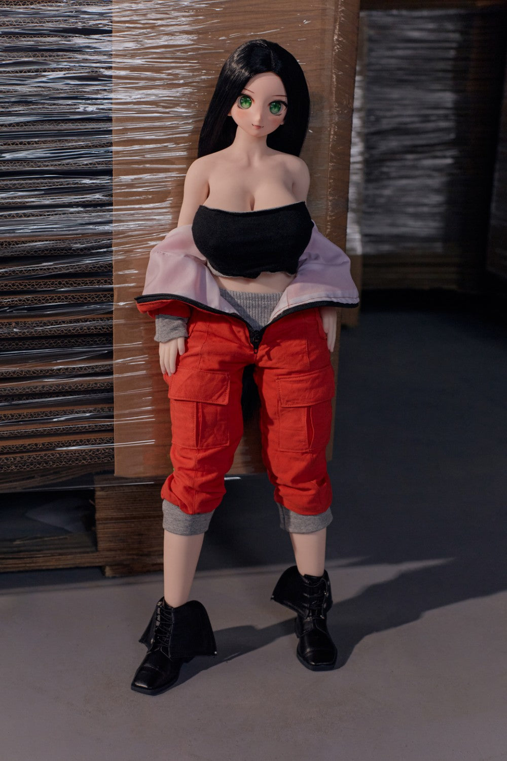 Rina sekspop (Climax Doll Mini 60cm G-cup siliconen)