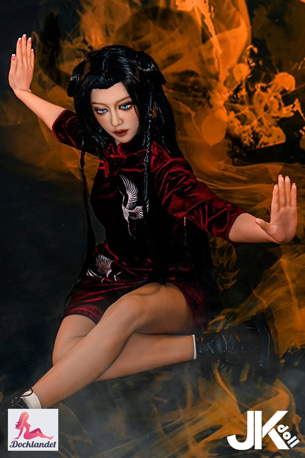 Ku Fung Fille poupée sexuelle (JK-Doll Bonnet D 160 cm JK1 TPE)