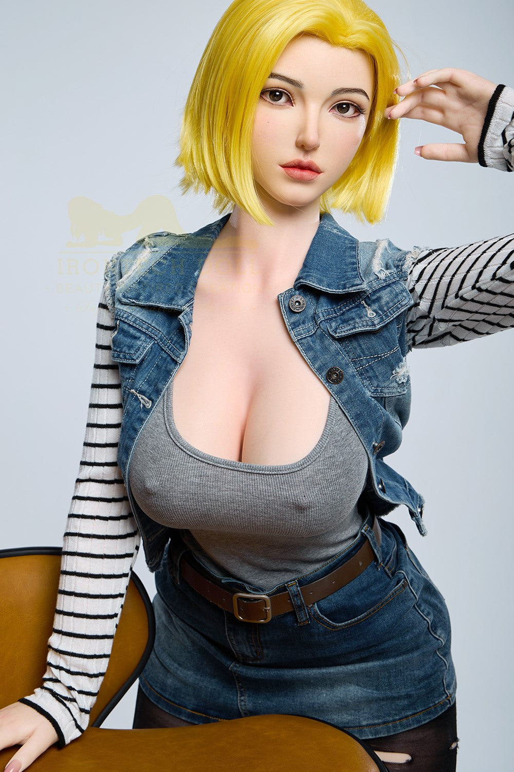 Joline Android 18 poupée sexuelle (Irontech Doll 159 cm (Coupe G S41 Silicone)