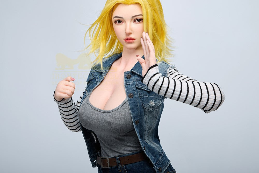 Joline Android 18 poupée sexuelle (Irontech Doll 159 cm (Coupe G S41 Silicone)