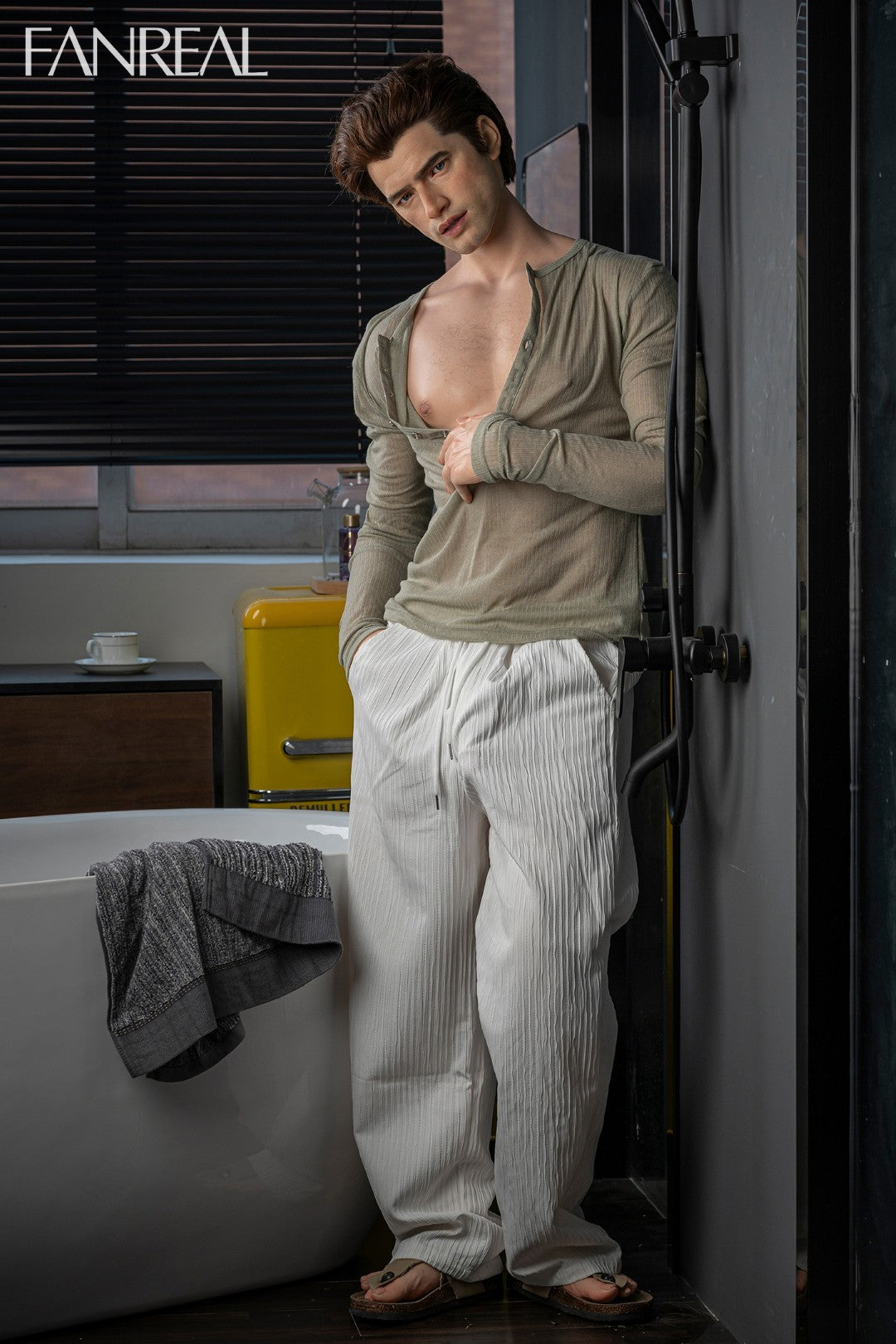 Carter mannelijke sekspop (FanReal Doll 173 cm siliconen)