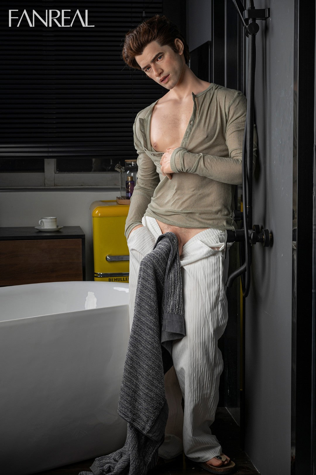 Carter mannelijke sekspop (FanReal Doll 173 cm siliconen)