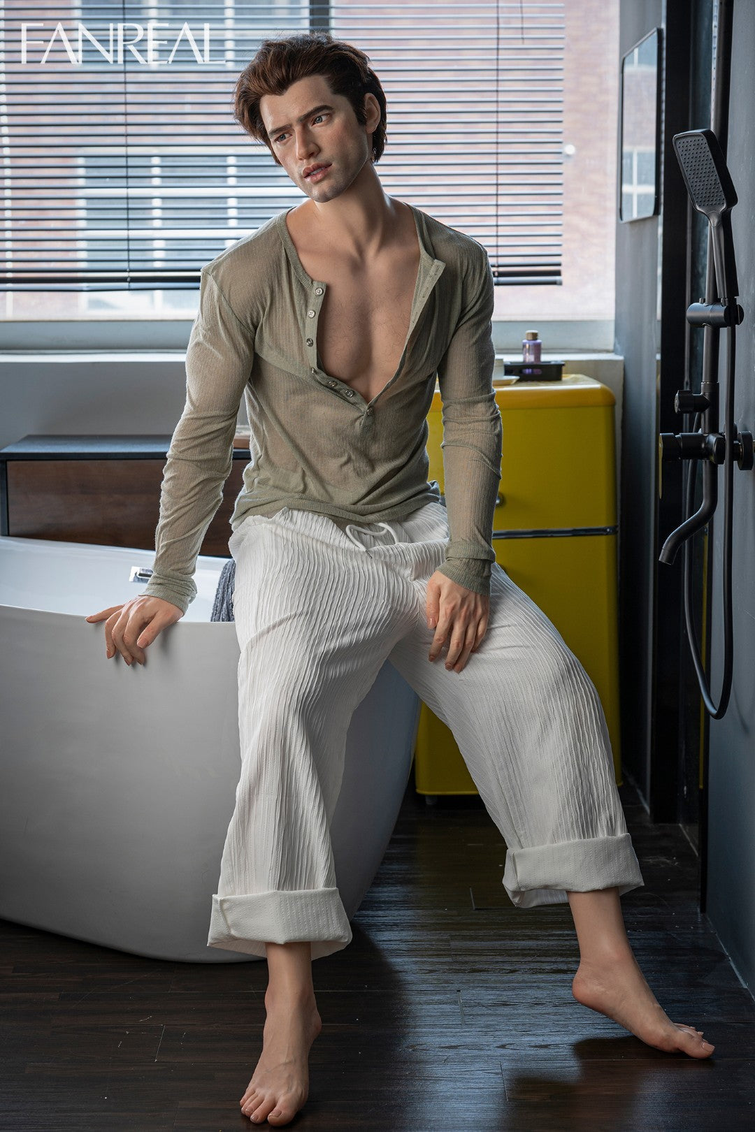 Carter mannelijke sekspop (FanReal Doll 173 cm siliconen)