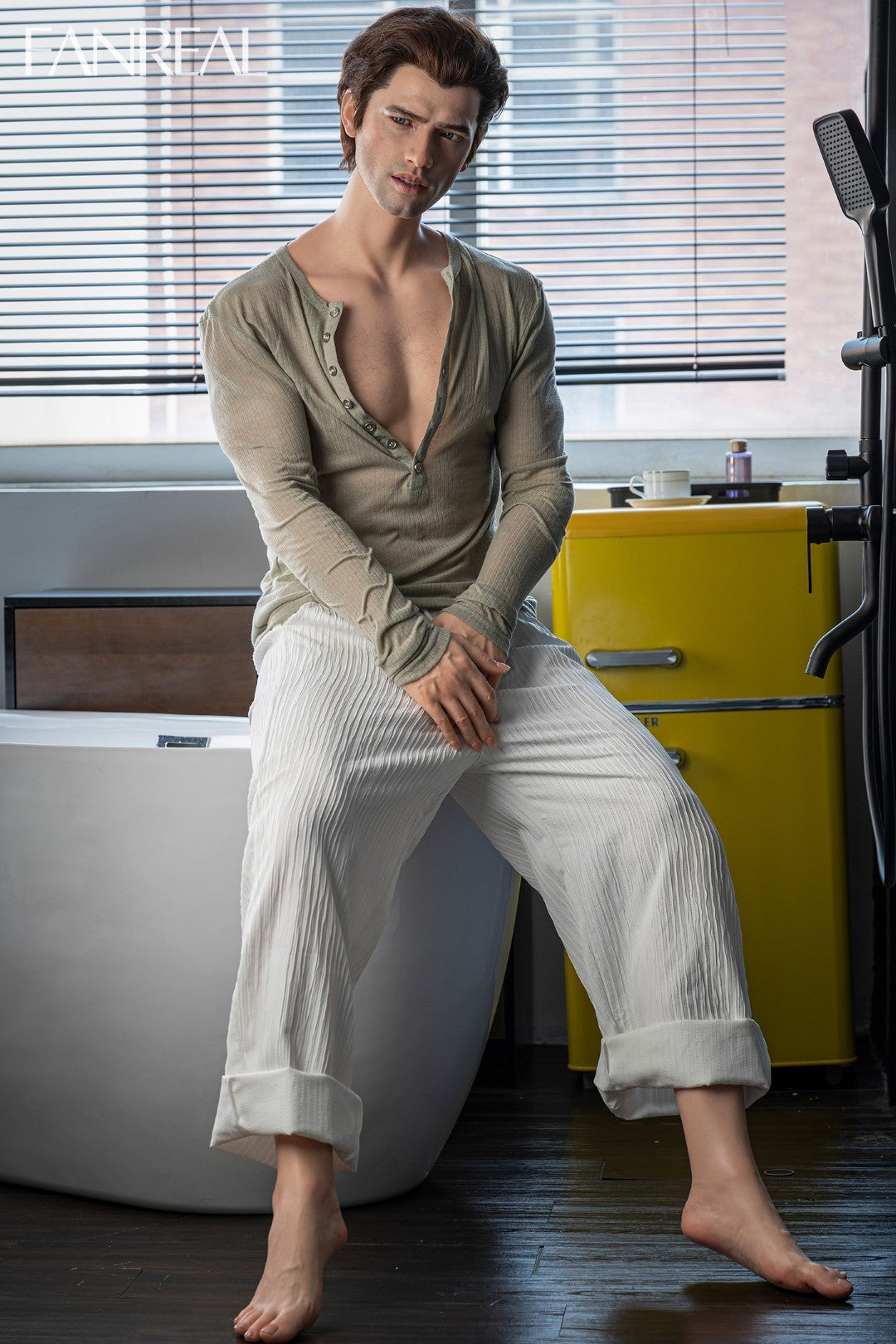 Carter mannelijke sekspop (FanReal Doll 173 cm siliconen)