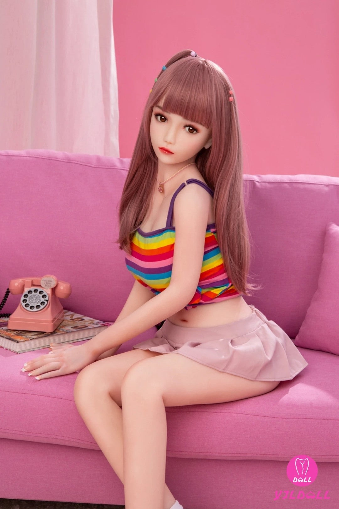 Bertha-sekspop (YJL Doll 148cm C-Cup #175 TPE+Siliconen)