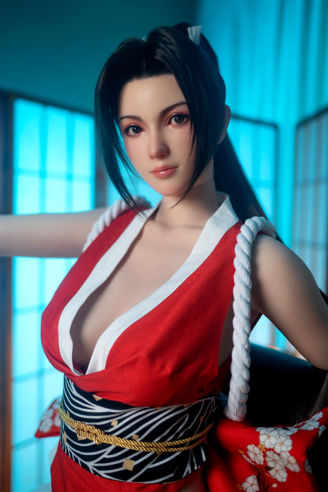 Mai Shiranui-sekspop (Game Lady 168 cm E-Kupa nr. 28 siliconen)