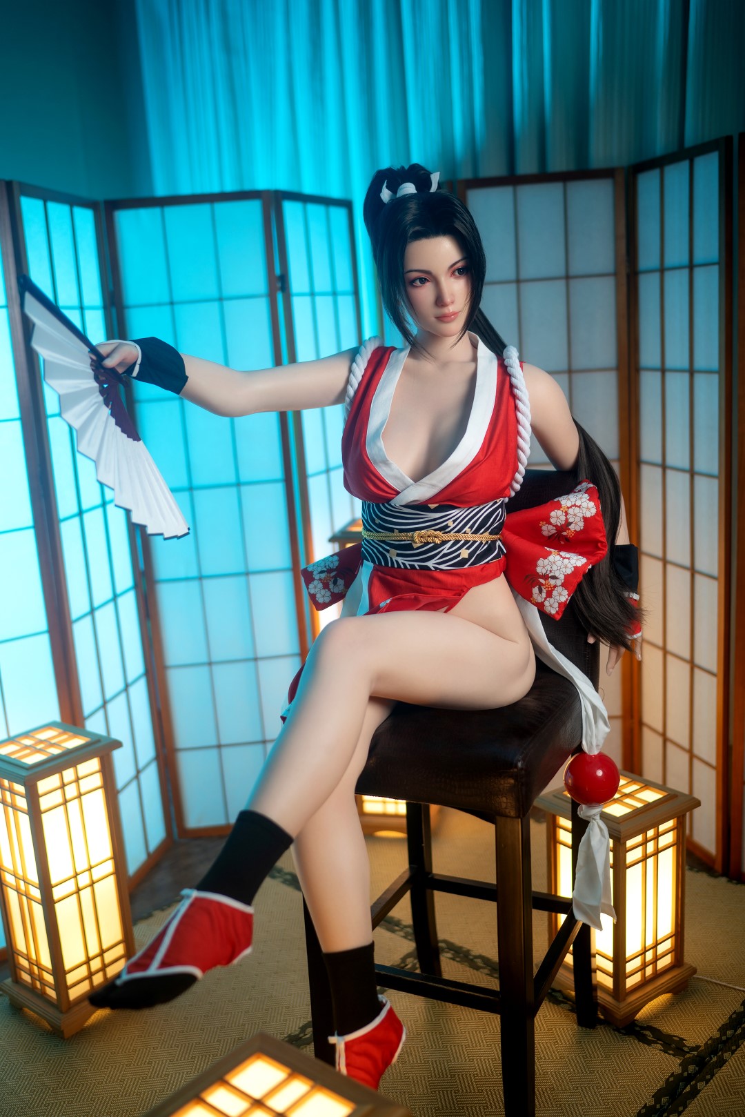 Mai Shiranui-sekspop (Game Lady 168 cm E-Kupa nr. 28 siliconen)