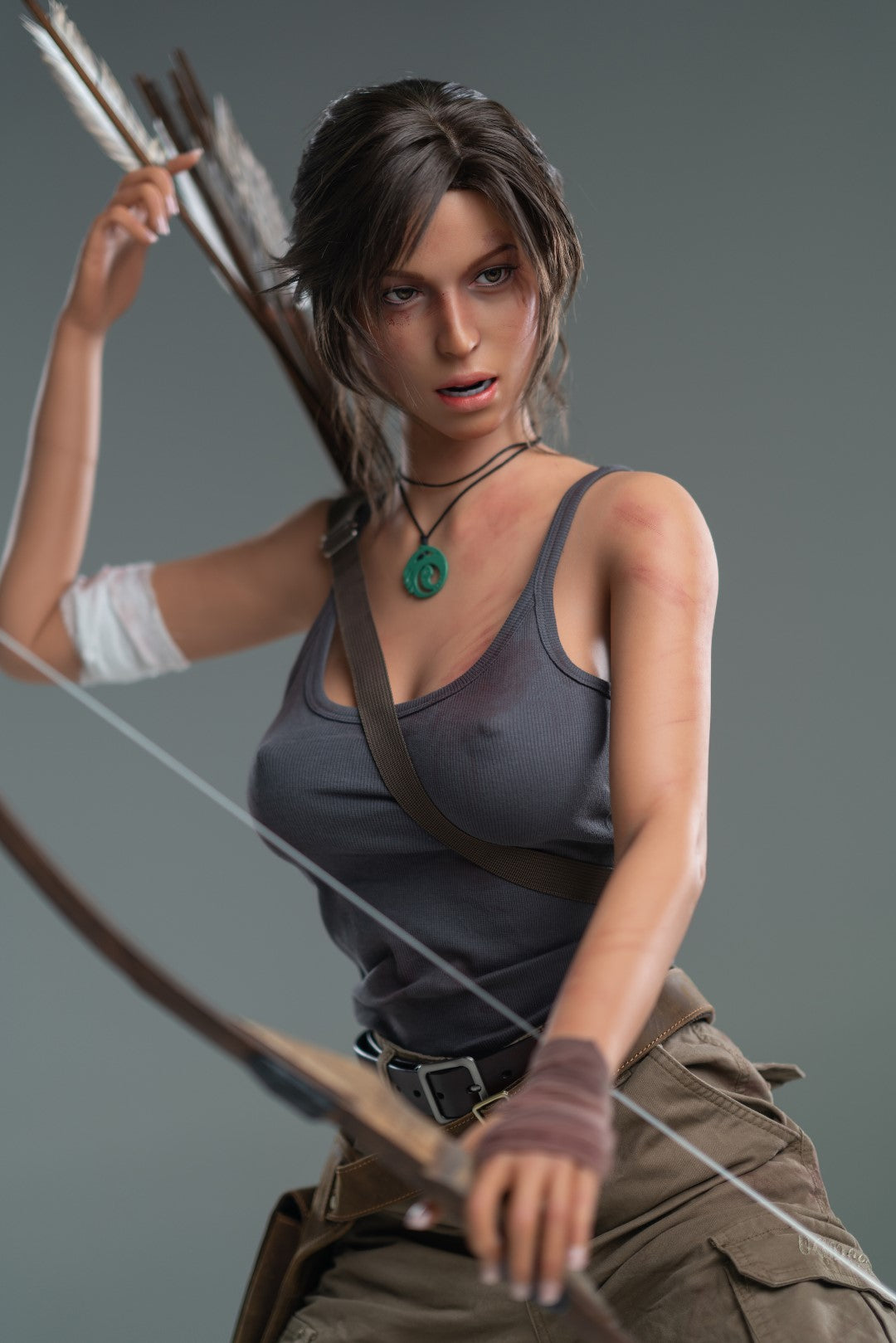 Lara Croft poupée sexuelle (Game Lady 166 cm (E-Cup N°20 Silicone)