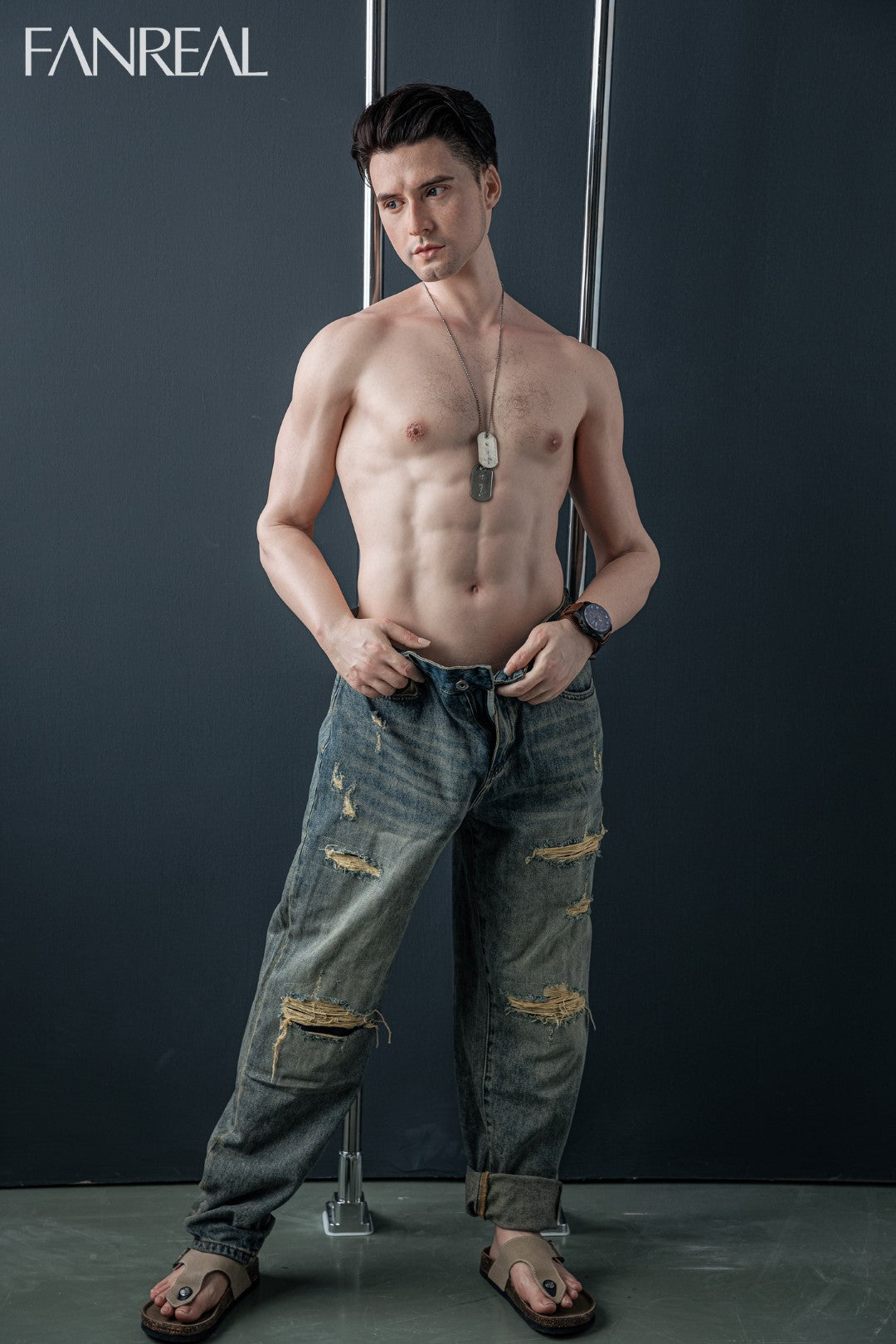 Henri Mâle poupée sexuelle (FanReal Doll 173 cm (Silicone)