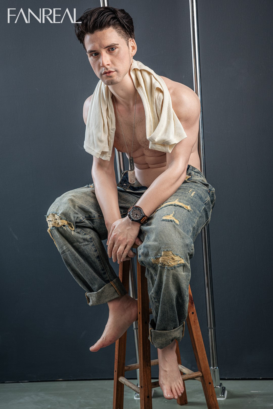 Henri Mâle poupée sexuelle (FanReal Doll 173 cm (Silicone)