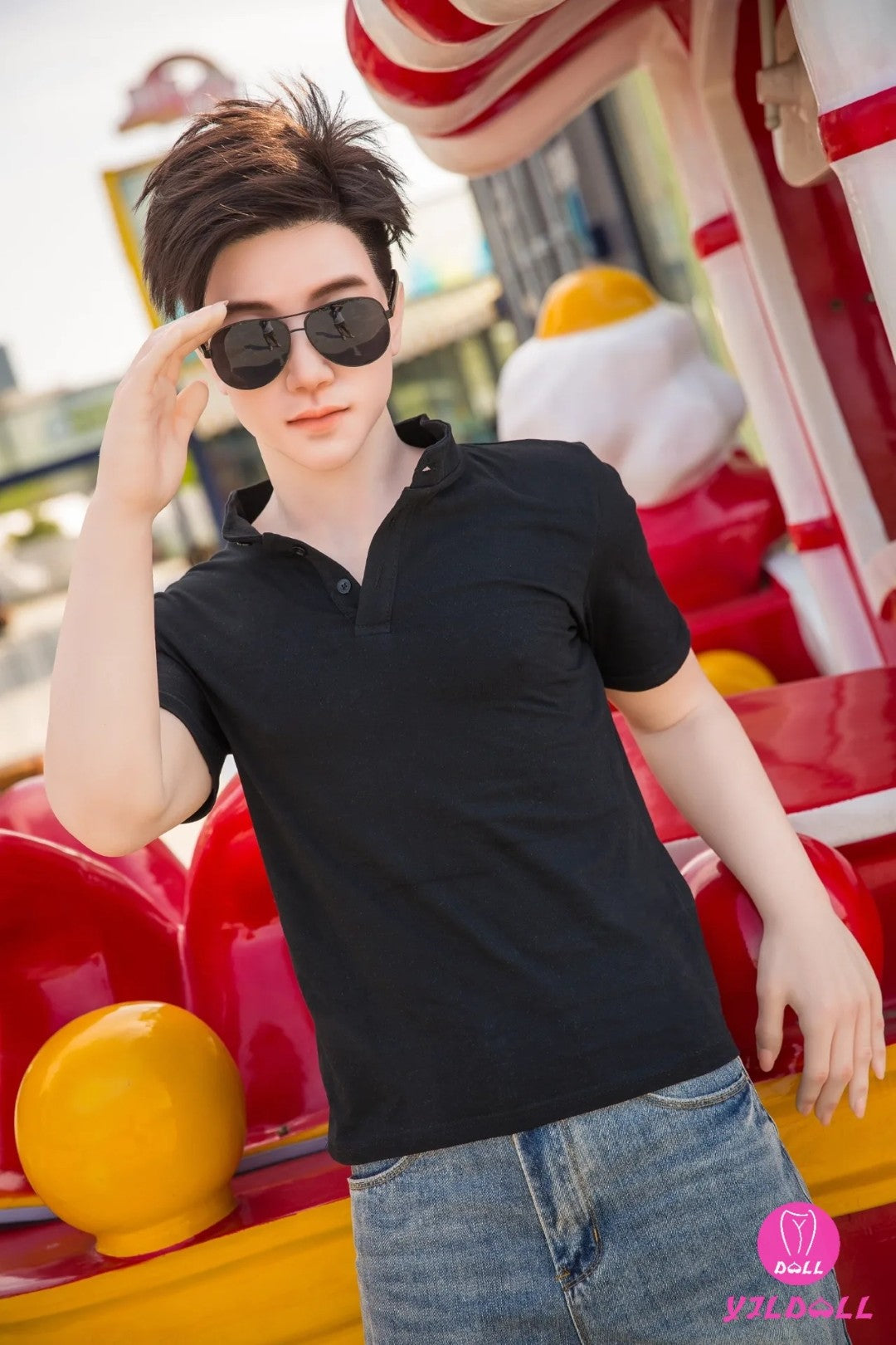 Jack mâle poupée sexuelle (YJL Doll 177cm MD010 Silicone)