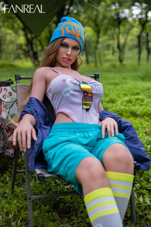 Kelly Sexdocka (FanReal Doll 155cm F-kupa Silikon)