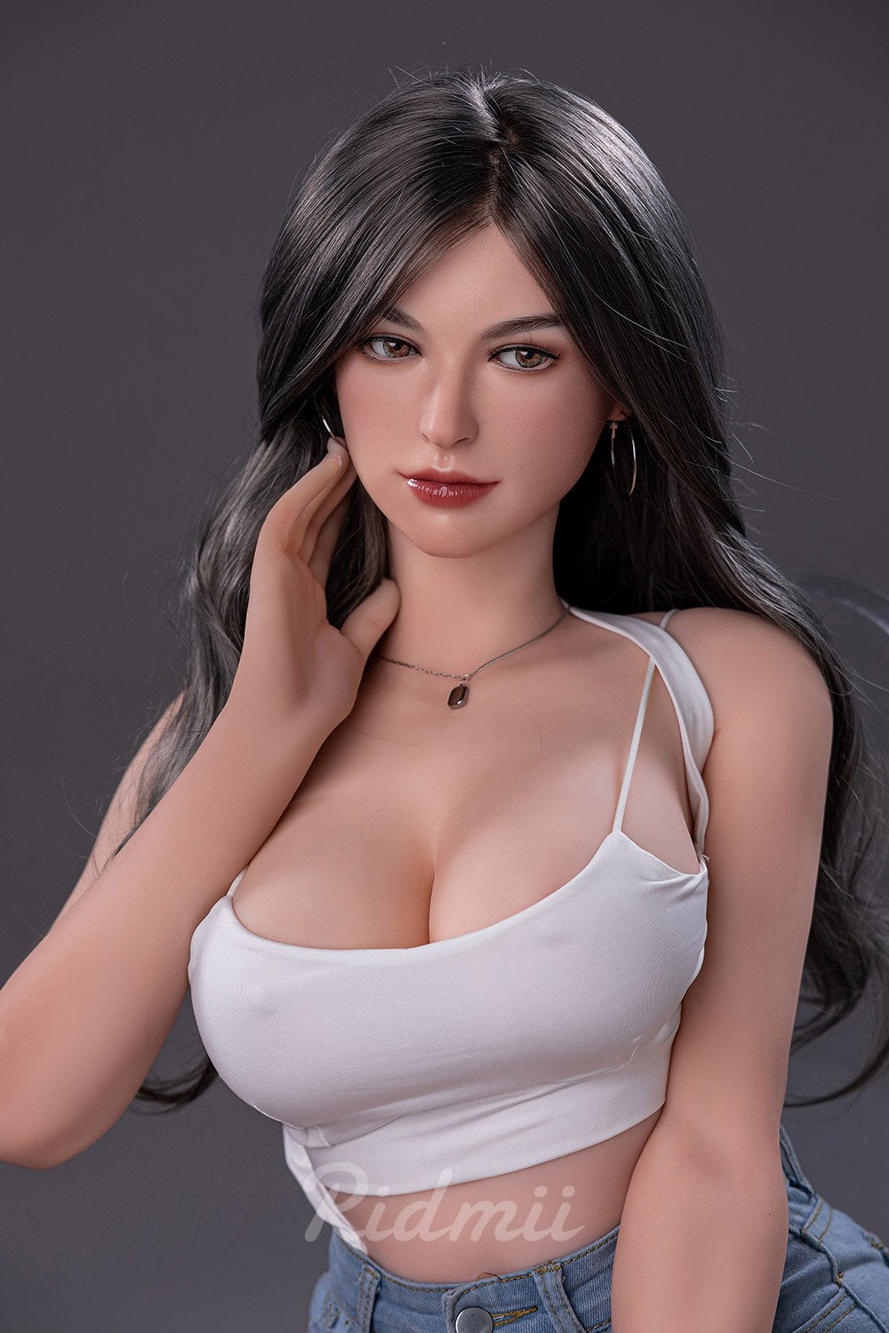 Karine poupée sexuelle (Ridmii Doll 163 cm bonnet D TPE+Silicone)