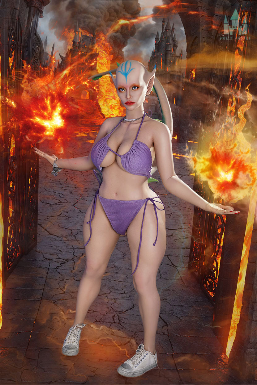 Pandora sexpuppe (Dolls Castle 153cm G-cup #A135 Silikon)