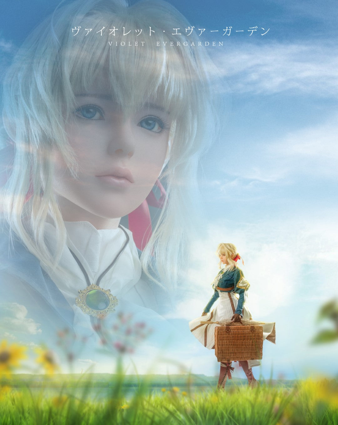 Violet Sex doll (Game Lady 156cm D-cup Anime No.12 silicone)