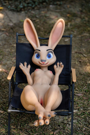 Judy the Rabbit Sex Doll (Dolls Castle 120 cm c-cup siliconen)