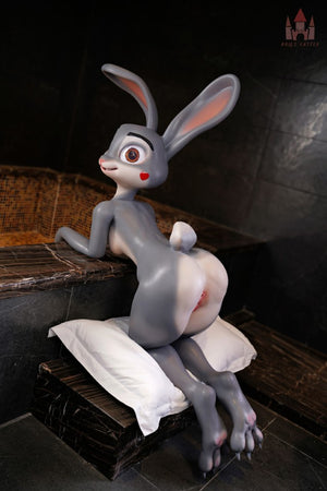 Judy der Kaninchen sexpuppe (Dolls Castle 168 cm a-cup Silikon)