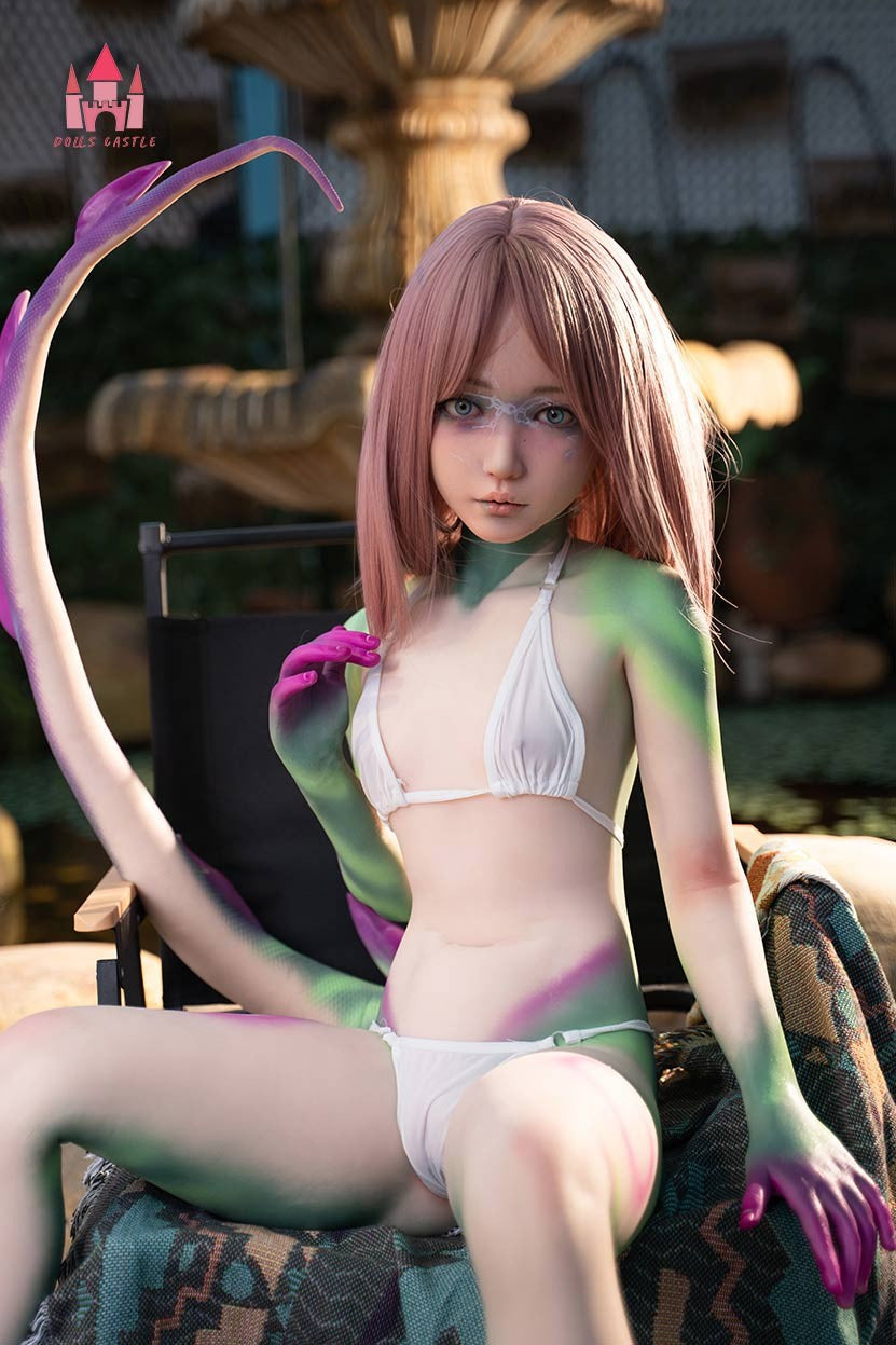 Ruoxi sexpuppe (Dolls Castle 132cm A-cup #S16 Silikon)