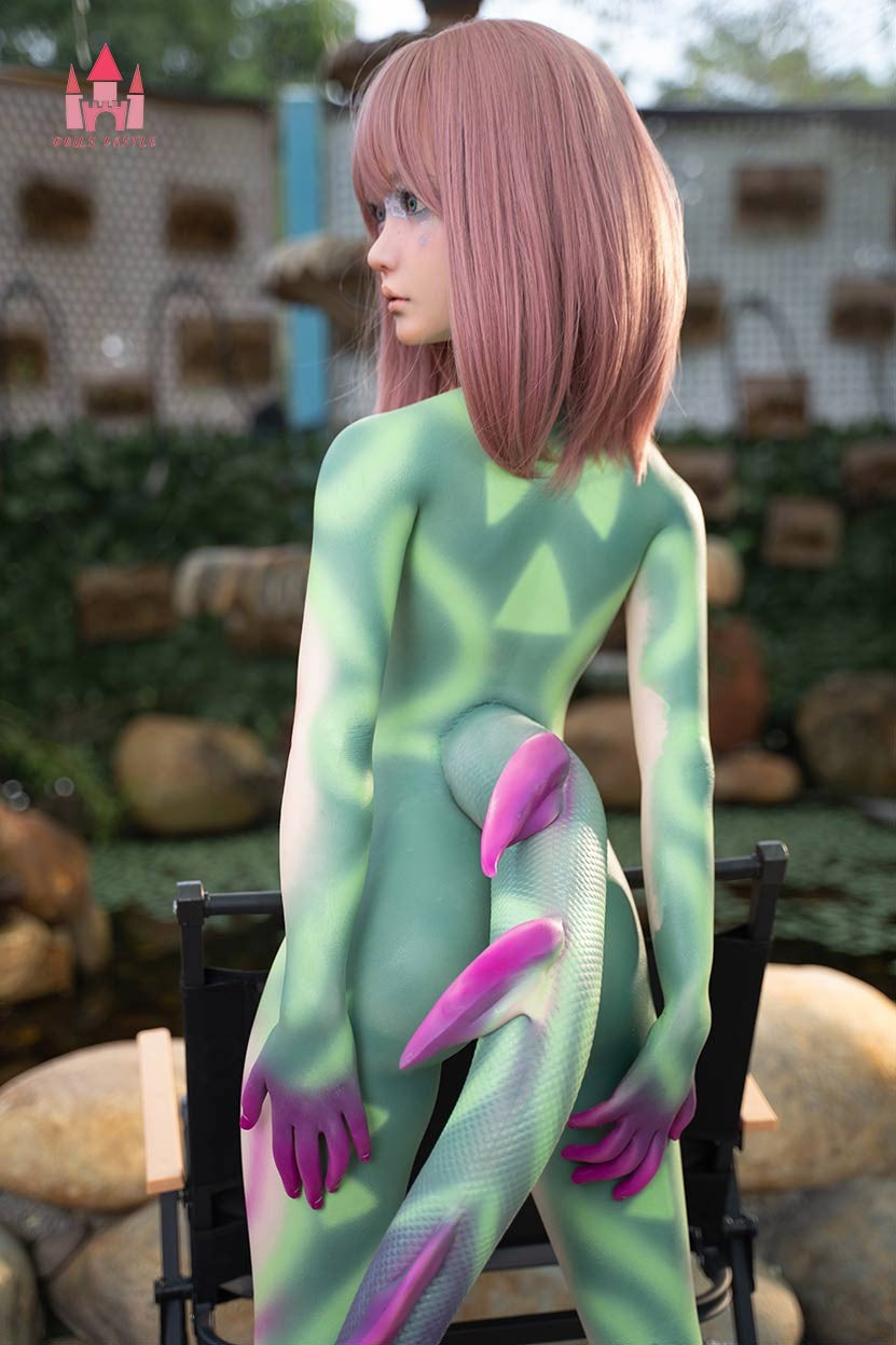 Ruoxi sexpuppe (Dolls Castle 132cm A-cup #S16 Silikon)