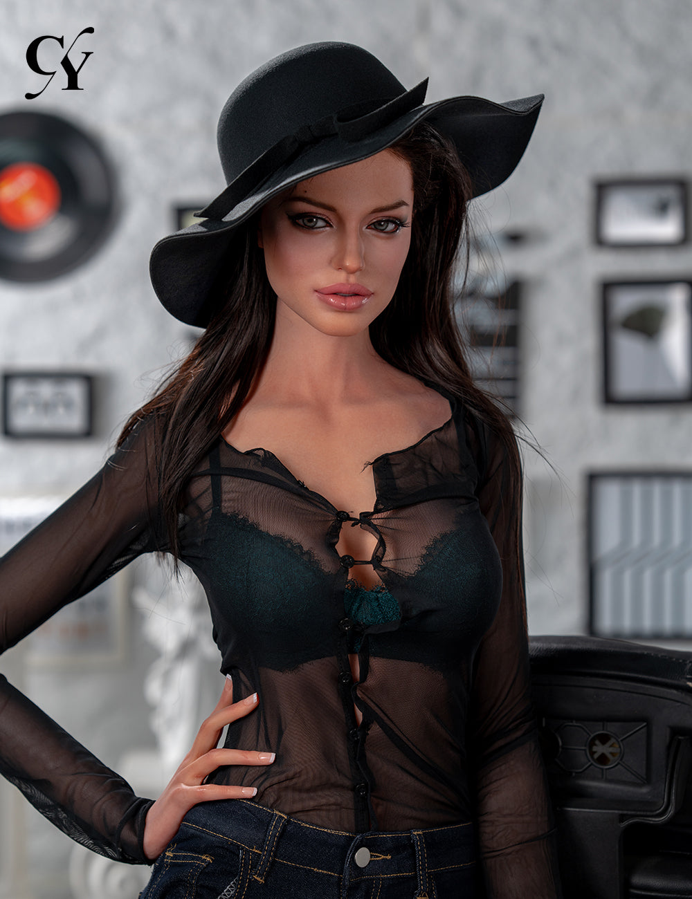 Scarlett poupée sexuelle (TOP CYDOLL Bonnet D 170 cm TPE+Silicone)